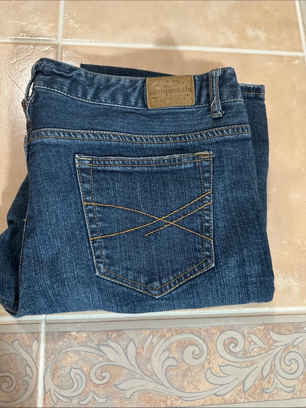 Aeropostale Indigo Blue Slim Straight Jeans